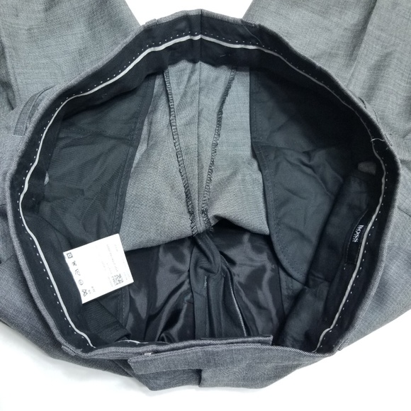 Hugo Boss Sharp1 US - 35R - Gray Flat Front Dress - Picture 7 of 8
